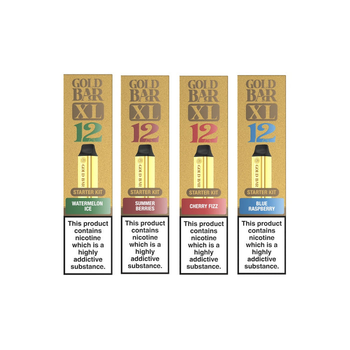 20mg Gold Bar XL Prefilled Pod Vape Kit 10000 Puffs