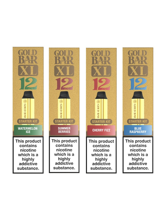 20mg Gold Bar XL Prefilled Pod Vape Kit 10000 Puffs