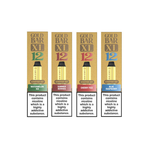 20mg Gold Bar XL Prefilled Pod Vape Kit 10000 Puffs