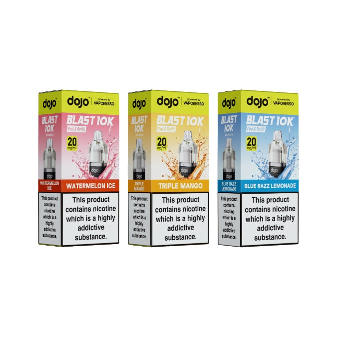 20mg Vaporesso Dojo Blast 10k Prefilled Pods