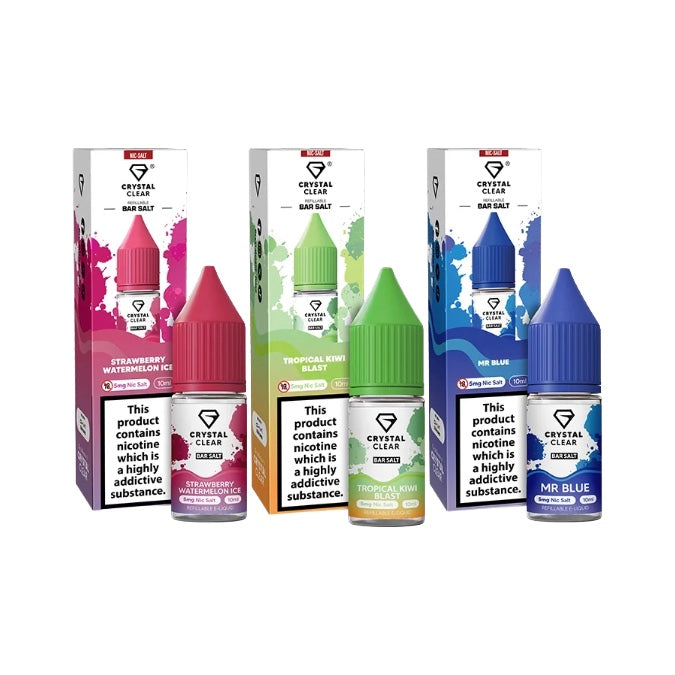 5mg Crystal Clear Bar Salt 10ml (50VG/50PG)