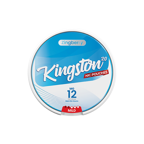 12mg Kingston Nicotine Pouches - 20 Pouches