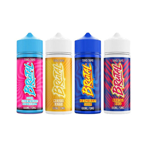 0mg Just Juice Brutal Drinks 100ml Shortfill (70VP/30PG)