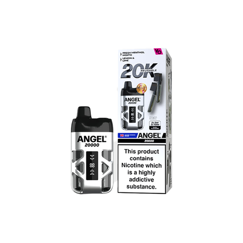 20mg Angel 20000 by Vapes Bars Duel Prefilled Pod Vape Kit 20000 Puffs