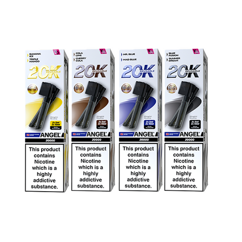 20mg Angel 20k Pods By Vapes Bars Prefilled Pods 20000 Puffs