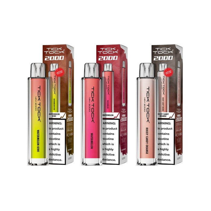 20mg Tick Tock Mini 2000 Prefilled Pod Kit 2000 Puffs