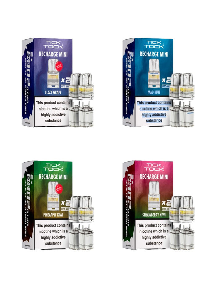 Tick Tock Recharge MINI 2K Prefilled Pods  2000 Puffs