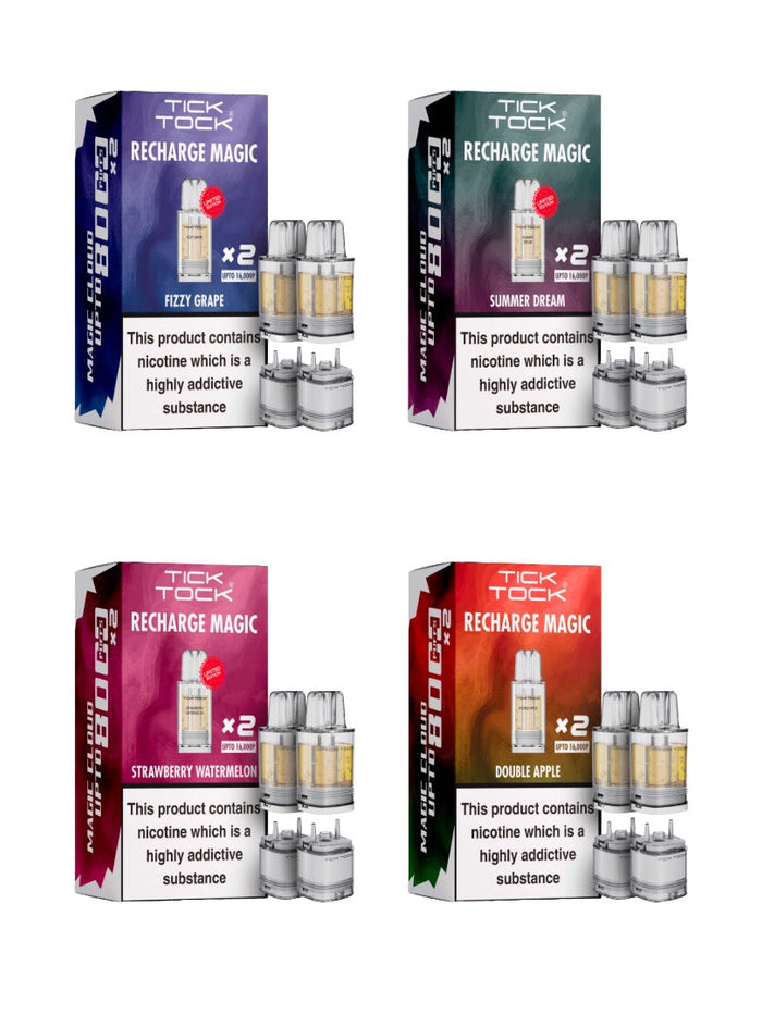 Tick Tock Recharge MAGIC 8K Prefilled Pods  8000 Puffs