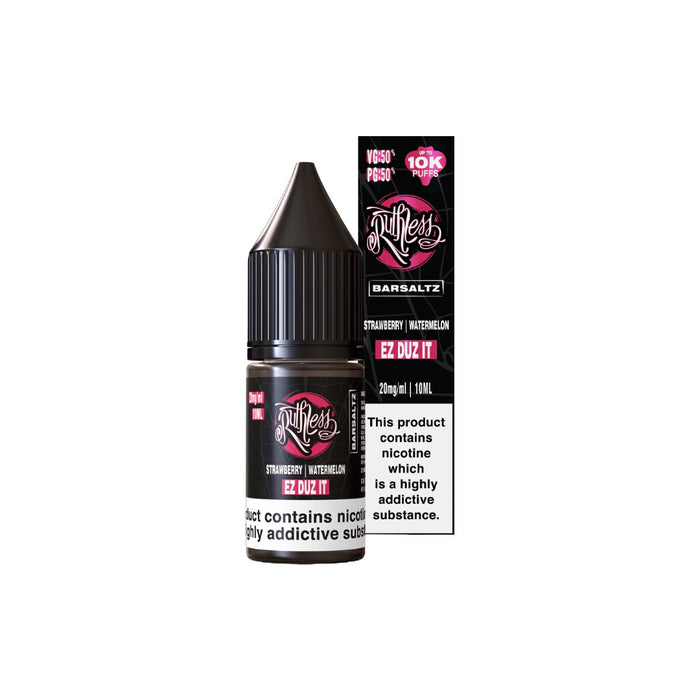 20mg Ruthless Nic Salt 10ml (50VG/50PG)