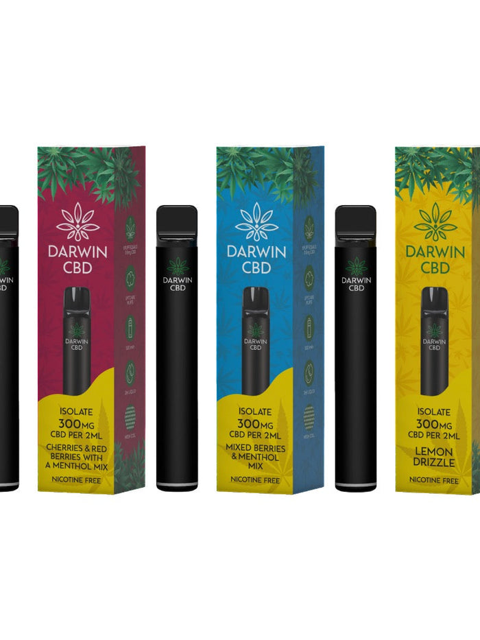 300mg Darwin CBD Prefilled Pod Vape Kit 600 Puffs