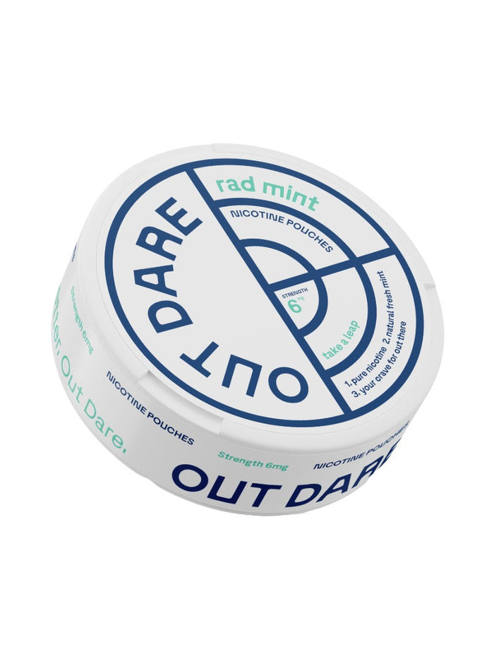 6mg OUTDARE Rad Mint Nicotine Pouch - 20 Pouches