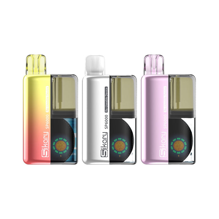 20mg Sikary Tako SP6000 Prefilled Pod Vape Kit 6000 Puffs