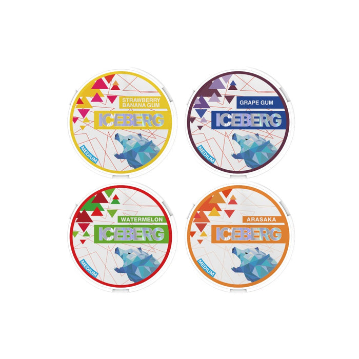 20mg Iceberg Medium Nicotine Pouches - 20 Pouches