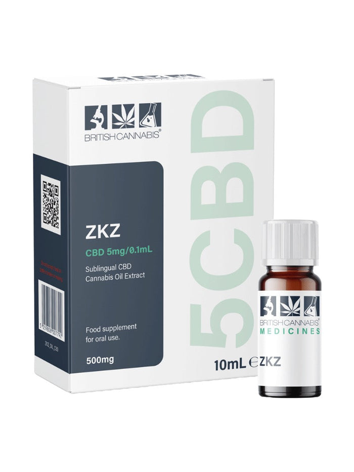 5CBD by British Cannabis 500mg CBD Full Plant Extract ZKZ 10ml