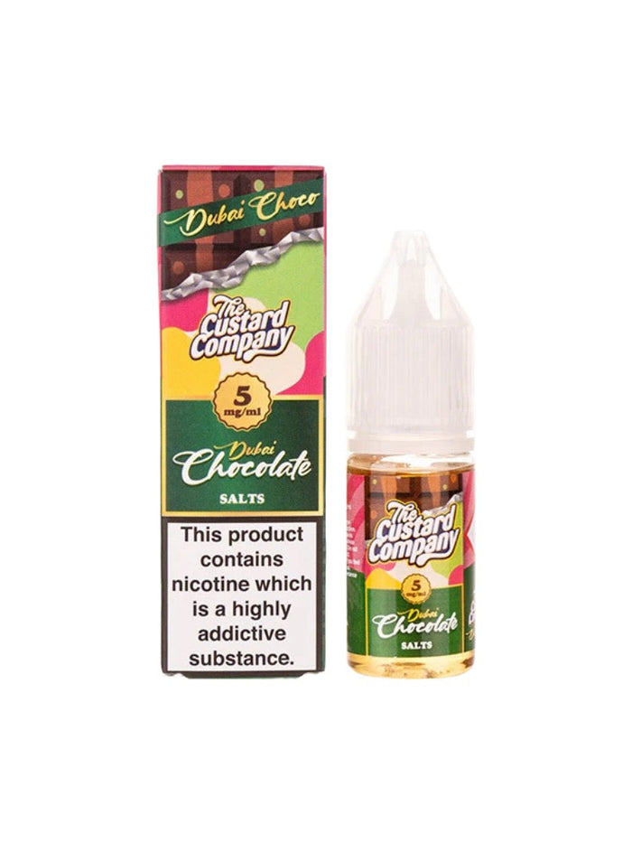 5mg The Custard Company Dubai Chocolate Nic Salt 10ml (50VG/50PG)