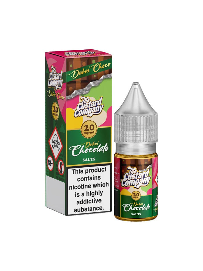 20mg The Custard Company Dubai Chocolate Nic Salt 10ml (50VG/50PG)