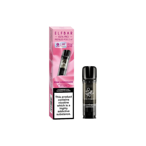 ELF Bar ELFA Pro 20mg Replacement Prefilled Pods 2ml 1200 Puffs - 2 Pcs