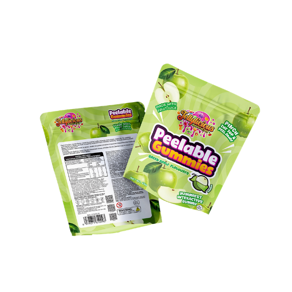 Jellylicious Peelable Green Apple Gummies