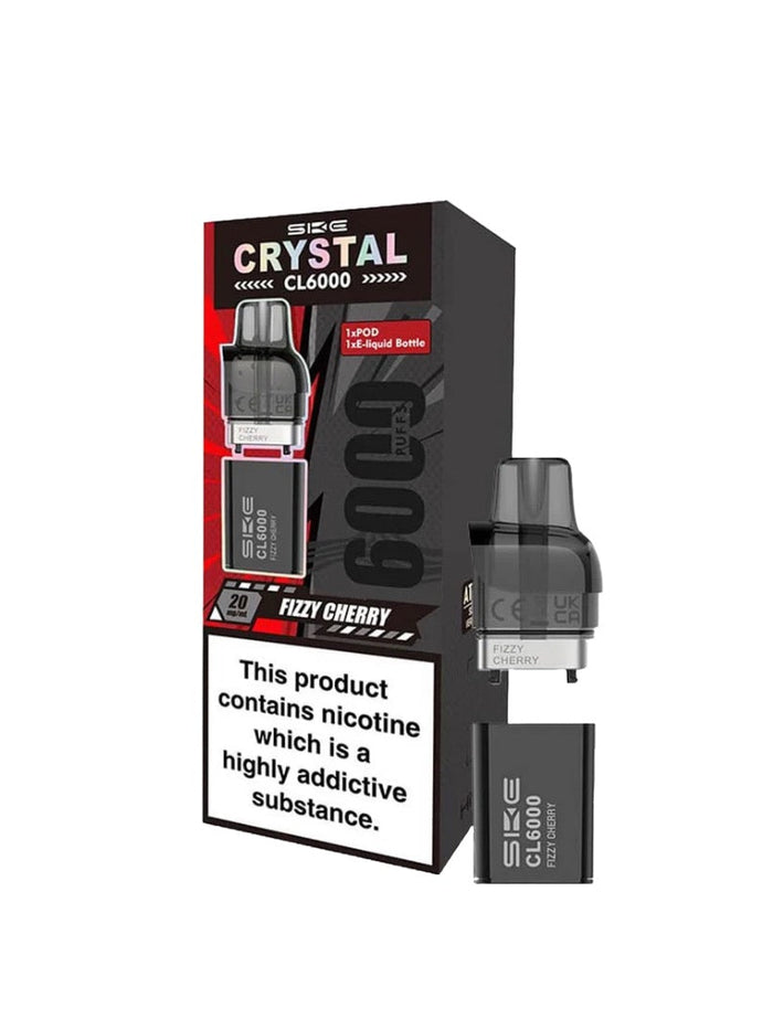 SKE Crystal CL6000 20mg Replacement Prefilled Pods 2ml