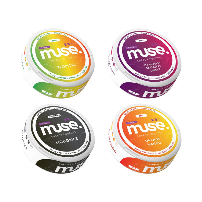 140mg Muse Boost Energy Pouches (UK Made) - 20 Pouches