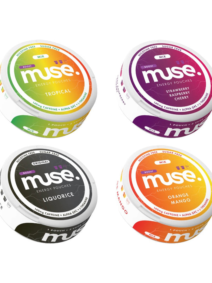 140mg Muse Boost Energy Pouches (UK Made) - 20 Pouches