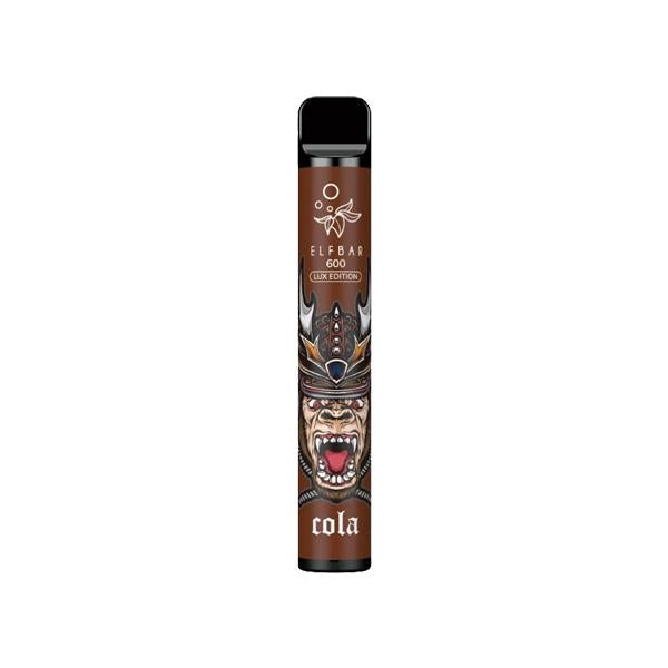 20mg Elf Bar Lux 600 Disposable Pod Device 600 Puffs