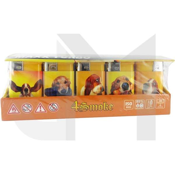 30 x 4Smoke Maxx Turbo Windproof Printed Lighter
