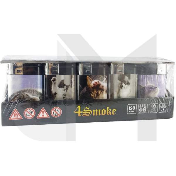 30 x 4Smoke Maxx Turbo Windproof Printed Lighter