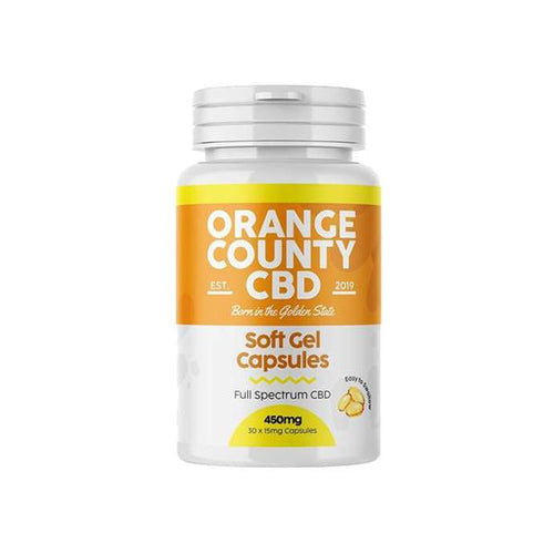 Orange County 450mg Full Spectrum CBD Capsules - 30 Caps