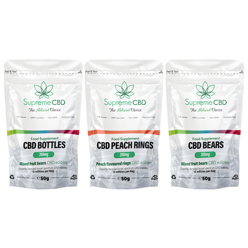 Supreme CBD 200mg CBD Gummies Grab Bag - 50g