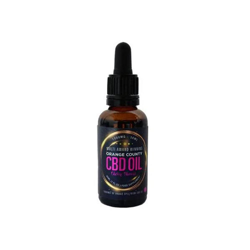 Orange County CBD 1000mg Flavoured Tincture Oil 30ml