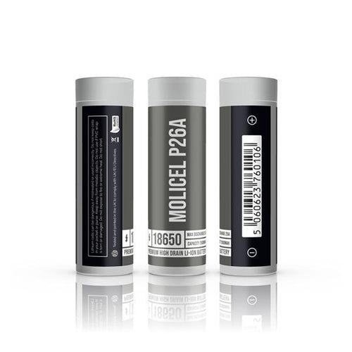 MOLICEL P26A 2600mAh 18650 Battery
