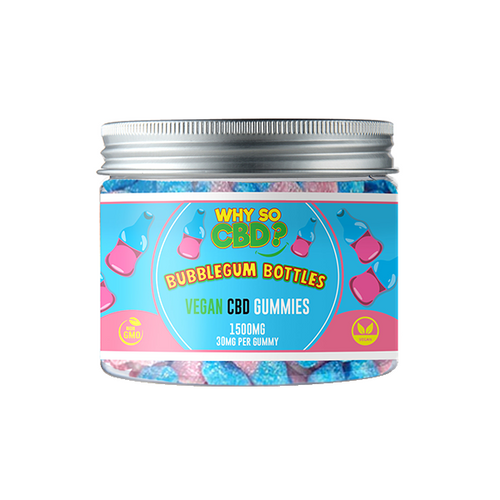 Why So CBD? 1500mg CBD Small Vegan Gummies - 11 Flavours